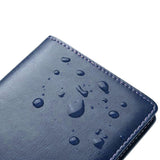 120-Slot Portable Business Card Book Holder Organizer for Men Women Dark Blue
