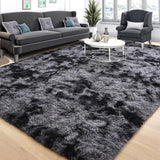 Cute Furry Pastel Rug Soft Fluffy Carpet for Living room Gray