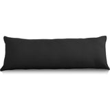Cotton Long Soft Breathable Protector Cover Pillowcases Black