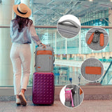 Travel Laptop Backpack Carry on Luggage Bag with 3 Packing Cubes and Shoe Bag Grey