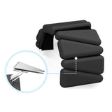 Pair of Wrist Ankle Weights Set Adjustable Wrist Bangles for Yoga Cardio Gym Black