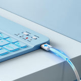 Backlit Keyboard Case Detachable for iPad 10.2 and 10.5 Inch Blue