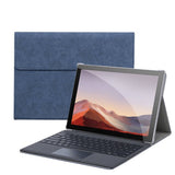 Case for Microsoft Surface Pro 4 5 6 7 Protective Cover with Adjustable Stand Pen Holder Accessory Pouch Blue