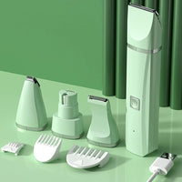 Pet Grooming Kit Cat Dog Clippers Pet Hair Trimmer Electric Shaver Green