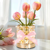Tulip Flower Lamp 3 Color Dimming Night Light Valentine’s Day Gift Pink