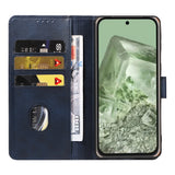 Snap-Lock Flip Cover Wallet Case for Pixel 10 and 10 Pro Flip Cover Blue