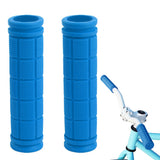 2PCS Bicycle Handlebar Grips – Rubber for MTB & BMX Blue