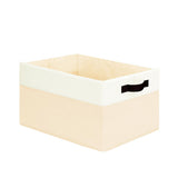 2Pcs Foldable Storage Bins Large Closet Storage Baskets for Clothes Blanket Beddings Towels Beige