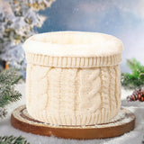 Thick Fleece Neck Warmer Winter Ski Gaiter for Men Women Beige