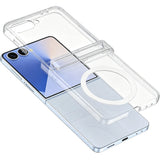 Case and Screen Protector Compatible With Samsung Galaxy Z Flip 8 with Hinge Cover Clear