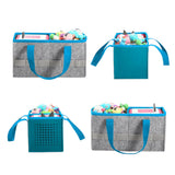 Portable Felt Cloth Storage Bag for Musical Speakers Blue