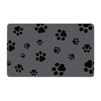 Pet Quick Dry Food Mat Absorbent Dog Feeding Mat for Food and Water Style 1