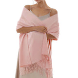 Women's Scarf Shawls and Wraps for Evening Dress Bridesmaid Wedding Bridal Winter Scarves Pink