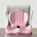 Ergonomic Seat Cushion Office Chair Seat Cushions with L-Shaped Design for Car Gaming Chair Pink