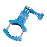 360-Degree Rotating Bike Handlebar Mount for GoPro Hero 13 12 11 Cameras Blue