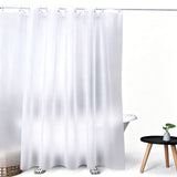 PEVA Shower Curtain Liner Heavy Liner 180x180cm with Rustproof Grommets and Hooks Style 3
