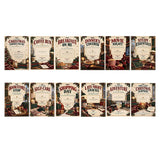 Christmas Gift Card Book DIY Spiral Bound with Handwritten Note Pages Style 3