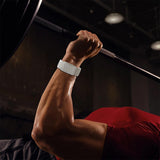 Silicone Sport Band for Whoop 5.0 Waterproof Replacement Wrist Strap White