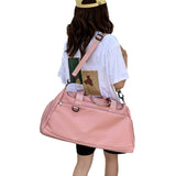 Travel Duffle Bag Weekend Bag Carry On Cabin Bag Gym Sports Bag Pink