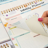 Weekly To Do List Notepad Undated Planner with 52 Sheets White