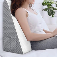 Vacuum Packed Triangular Wedge Pillow for Sleeping and Body Support