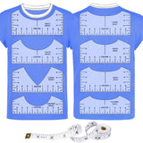 9Pcs Tshirt-Ruler Guide to Center Vinyl Transparent V-Neck Round Ruler for Heat Press Printing