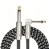 3m Guitar Cable 6.35mm Electric Instrument Bass Cord for Bass Amp