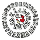 80 Piece Letter Number Heart Charms for Clog Shoes