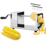 Manual Potato Tornado Spiral Slicer Stainless Steel Cutter
