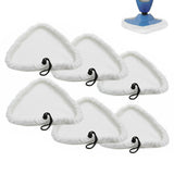 6Pcs Reusable Steam Mop Pads Replacement Triangle Microfibre Cleaning Pads Compatible with Steamboy H2O