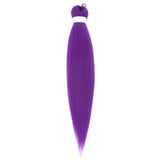 Purple Braiding Hair Extensions Synthetic Hair for Cosplay & Halloween Costumes