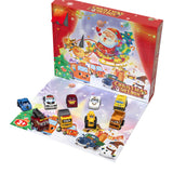 Christmas Advent Calendar for Kids 24 Days Countdown Calendar Toys with Cars Set Xmas Gift