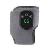 Electric Heated Ankle Wrap with Vibration Modes Rechargeable Warm Compress Support Gray