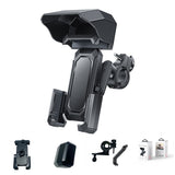 Bike Phone Holder Mount for Motorcycle with Detachable Sun Rain Cover