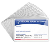 16PCS Card Holder Protector Sleeves Clear For Credit Card Business Card