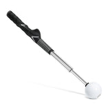 Retractable Golf Swing Training Aid Golf Grip Trainer Attachment for Chipping Hitting