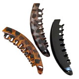 3PCS Large Banana Hair Clips for Women High Ponytail Styling
