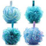 4PCS Bath Sponges Loofahs Exfoliating Cleaning Bath Body Scrubber Balls for Women Men Washing