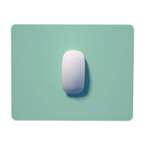 Flexible Silicone Mouse Pad Smooth Water Resistant Desk Mat with Non-Slip Base for Office Home Green