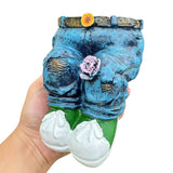 Creative Resin Jeans-Shaped Outdoor Planter – Garden Decor Pot for Home Lawn and Yard Style 1