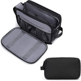 Travel Toiletry Bag Shaving Organizer for Men Women Black