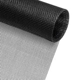 Window Screen Repair Kit Fiberglass Mesh with Tools for Doors Patio Porch Black