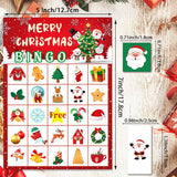 Christmas Bingo Games Set Xmas Party Favors Supplies