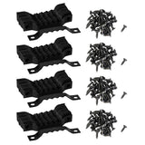 100 Pack Sawtooth Picture Frame Hangers with Hooks & Screws