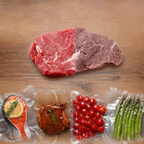 Portable Vacuum Sealer for Food Cordless Handheld Food Vacuum Saver with 5 Pcs Sealer Bags  Black