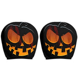 2 PCS Horror Face Car Headrest Covers for Halloween Parties and Pranks Style 3