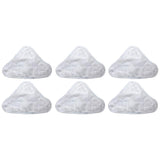 6Pcs Replacement Pads for Steam Mops Washable Cleaning Cloths Compatible with H2O X5