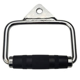Cable Pulley Attachment D Stirrup Handle with Rubber Grips Gym Accessory