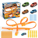 1.9m Track Car Set with Suction Cups Racing Toy Fun
