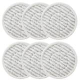 6Pcs Replacement Steam Mop Pads Compatible with Shark Models Grey